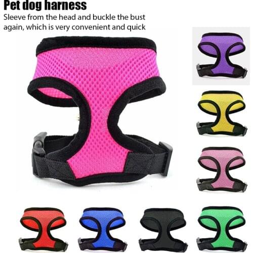 Dog Harness Vest Training For Chihuahua Puppy Soft Mesh Pet Harness for Dogs Cats Pet Shop Puppy Collar Cat Pet Dog Strap