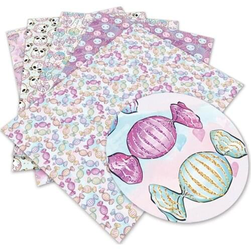 50cm*140cm Cartoon Printed Polyester Cotton Fabric Patchwork for Sewing Dress Cloth Making Puppet L2066