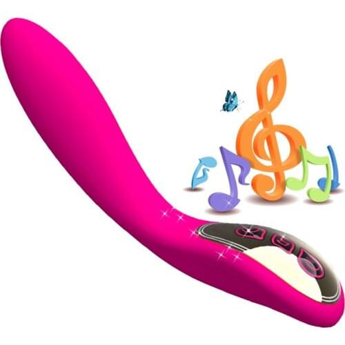 Waterproof USB Rechargeable MUSIC vibrator sex toys for couples women Vaginal Massage dildo erotic adult sexy toys sex shop A3