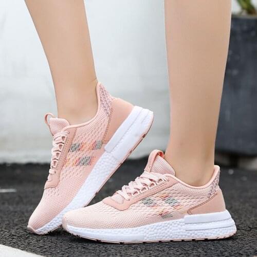 2020 Spring New Casual Shoes For Women Fashion Designer Lightweight Mesh Breathable Ladies Sneakers Zapatillas Deportivas Mujer