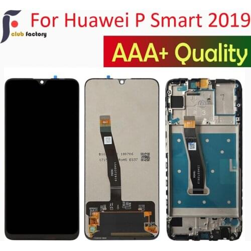 For P Smart 2019 LCD With Frame LCD Screen Display For P Smart 2019 LCD Screen POT-LX1 L21 LX3 10-Touch AAA Quality LCD