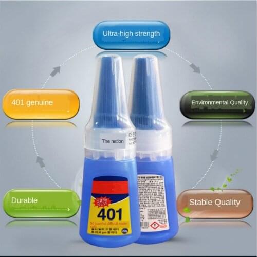 1pcs Strong fast dry 401 glue universal sticky wood plastic rubber metal electronic repair shoes repair shoe glue