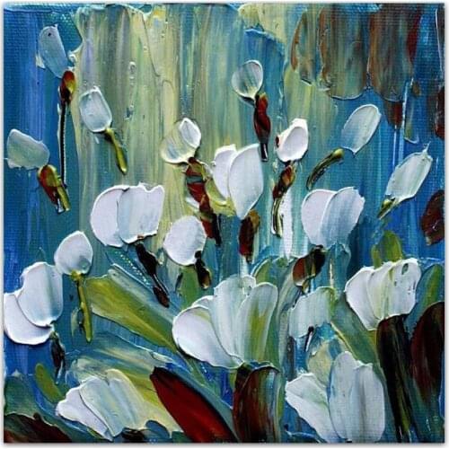100% hand-painted canvas oil painting high quality Household adornment art flower pictures DM-15072306