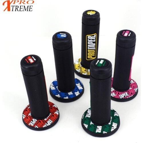 2Pcs PRO Motorcycle Handlebar Racing Bicycle Handle Bar Grip Cover Non-slip Soft Handlebar Bike Bar 22cm Long Bicycle Grips