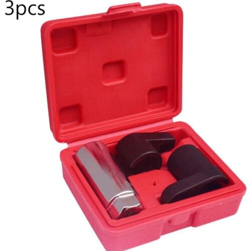 3Pcs Universal O2 Oxygen Lambda Sensor Socket 6 Point Wrench Tool Remover Installer Set Box