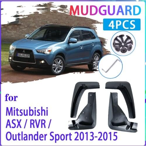 Car Mud Flaps for Mitsubishi ASX 2013 2014 2015 Outlander Sport RVR Mudguard Splash Guards Fender Mudflaps Auto Accessories