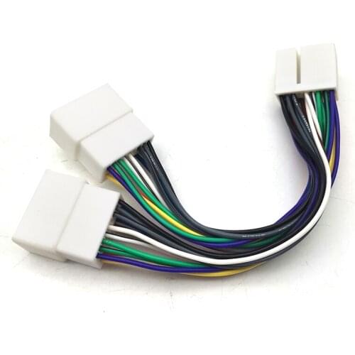 Car Y Cable Splitter AUX CD Changer Navigation XM Radio Adapter For Honda for Accord for Odyssey for Acura 2007-2011