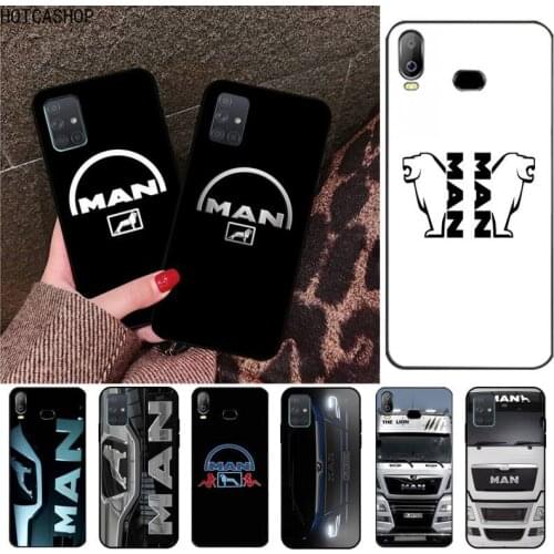 Man trucks logo Phone Case For Samsung Galaxy A21S A01 A11 A31 A81 A10 A20E A30 A40 A50 A70 A80 A71 A51