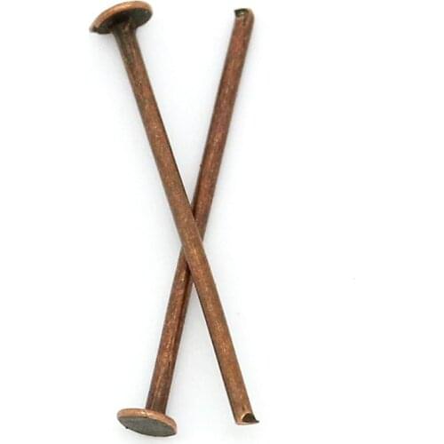 DoreenBeads Alloy Head Pins Antique Copper 18.0mm( 6/8") long, 0.8mm ( gauge,) 250 PCs Hot new