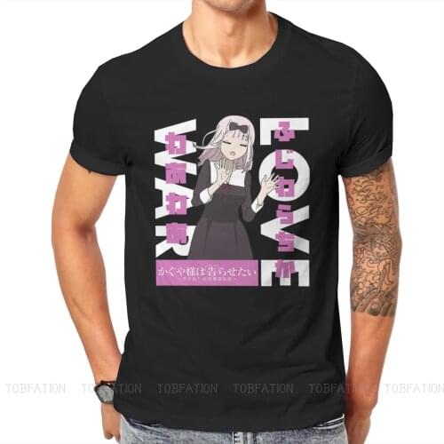 Kaguya sama Love Is War Anime Chika Fujiwara Essential Tshirt Harajuku Punk Mens Streetwear Tops Loose Cotton O-Neck T Shirt