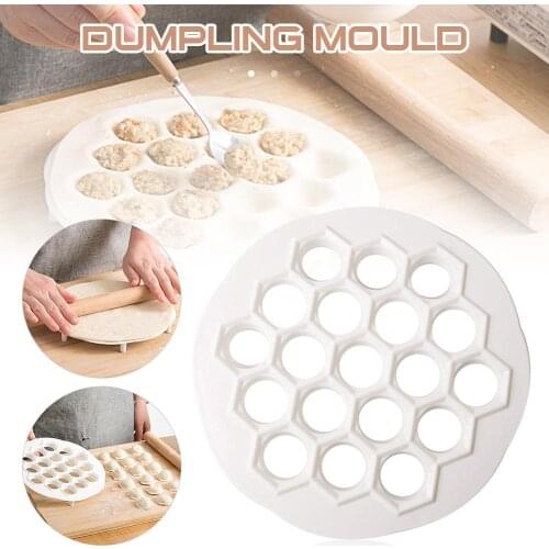 19 Holes Dumplings Maker Mold Kitchen Pastry Tools DIY Dumpling Mold Maker Dough Press Dumpling Tools Ravioli Mold