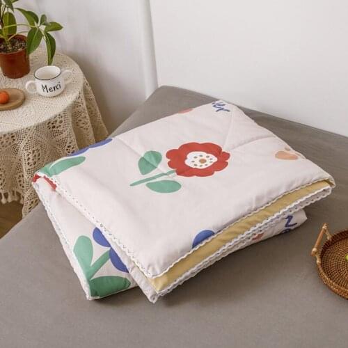 10 Patterns Summer Children Quilt Cartoon Air Conditioner Room Nap Quilt Blanket for Kids Gift Baby School Blanket Quilt