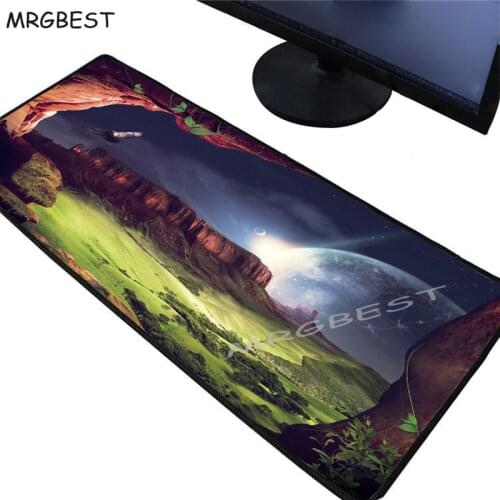 MRGBEST Fashion Seller Old World Cartoon Landscape Large Size Mouse Pad Laptop Gaming Mousepad To Player New for Csgo Lockedge