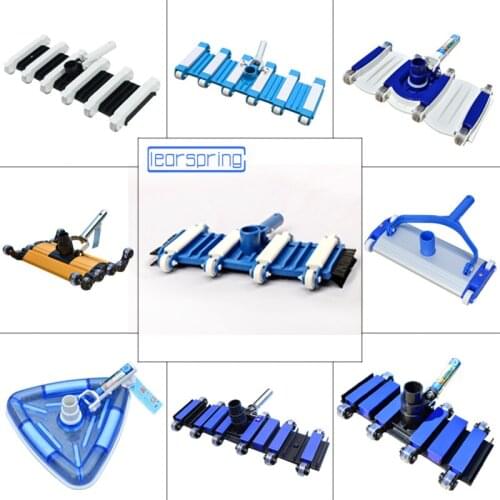 Swimming Pool Vacuum Head Flexible Durable Pool Brush Cleaning Equipment Underwater Cleaner Sewage Suction Pool Accessories