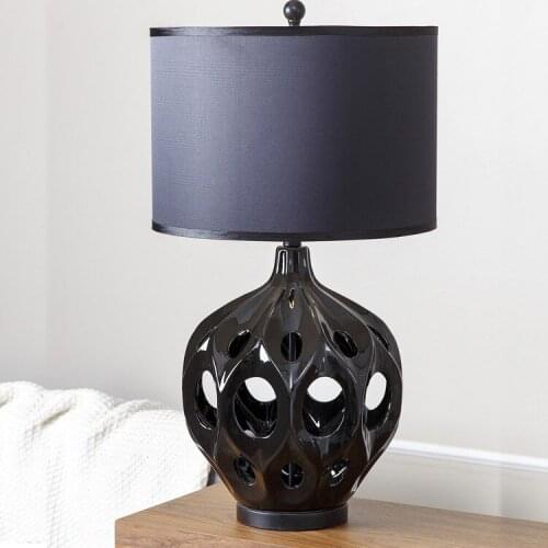 Table lamp modern new Chinese American simple creative ceramic table lamp bedroom personality atmosphere ZA6238 ZL171