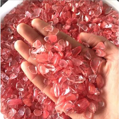 Natural red stones and minerals 7~9mm