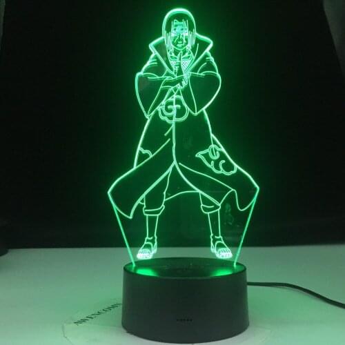 Killua Zoldyck Figure 3d Lamp Anime Hunter X Nightlight Color Changing Usb Battery Child Led Night Light Holiday Gift for Kids