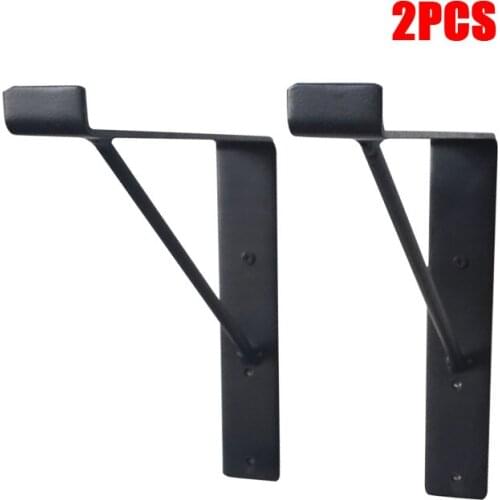 2PCS Industrial Wall Shelf Holder Metal Storage Hinged Shelves Decoration Home Furniture Support Holder Floating Shelf Brackets