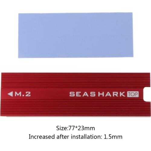 Aluminum Sheet Heat Sink Heatsink NVME M.2 U.2 Heat Dissipation Thermal Conductivity Silicone Wafer Cooler