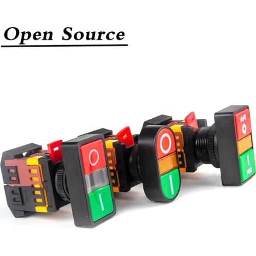 22mm/25mm/30mm APBB-22/AS22/PPBB-30 on/Off Start Stop Push Button Switch 10A/660V Self-reset/Momentary Light Switch