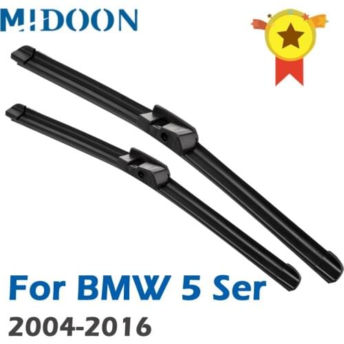 MIDOON Wiper Blades for BMW 5 Series E39 E60 E61 F07 F10 F11 520i 523i 525i 528i 530i 535i 540i 518d 520d 525d 530d 530d 535d