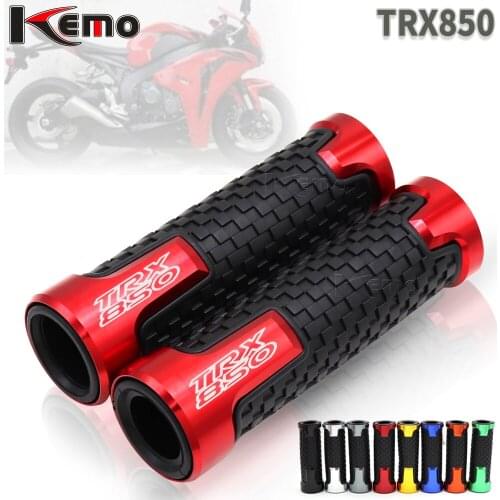 For YAMAHA TRX850 TRX 850 7/8" 22mm Universal Motorcycle Accessories CNC Aluminum Handlebar Hand Grips Handle Bar End Grip