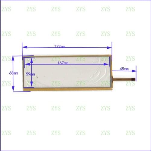 ZhiYuSun compatible AM3597 172*68mm Touch tablet navigation for GPS car touch screen glass panel AM 3597