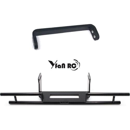 1set Metal Rear Bumper with Frame Bracket for RC Crawler Car Traxxas TRX4 G500 TRX6 G63 RC Car Upgrades Parts