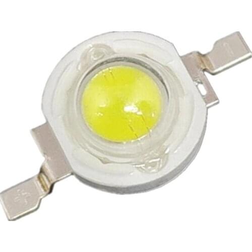 1W High power LED chip bead Lamp white 6000k/warm 3000k 350mA 3-3.4V 110-120LM Epistar33mil Free shipping 100pcs