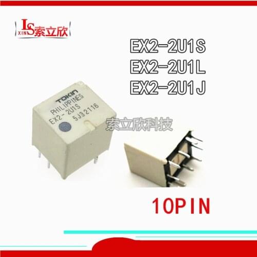 10PCS/LOT NEW Auto Relay EX2-2U1S EX2-2U1L EX2-2U1J EX2 2U1S EX2 2U1L EX22U1 Central door lock relay 12V DIP10 25A