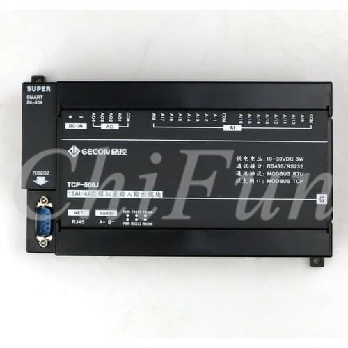 16AI analog acquisition 4AO analog output Ethernet RTU module IO unit Modbus TCP