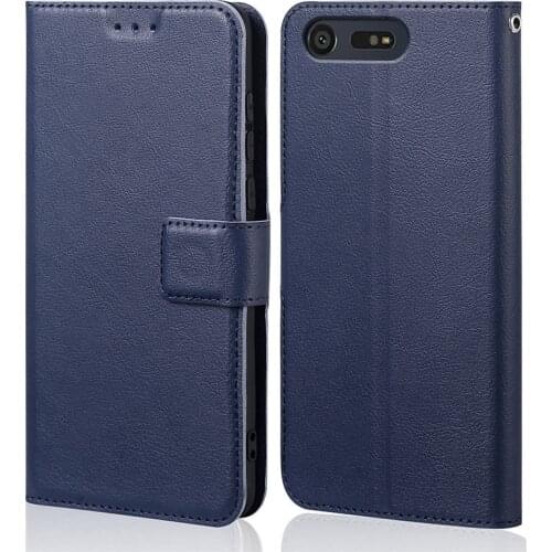 For Sony Xperia X Compact case Flip Leather & silicone back Skin stand capa for Sony X Mini F5321 cover phone funda pouch bag