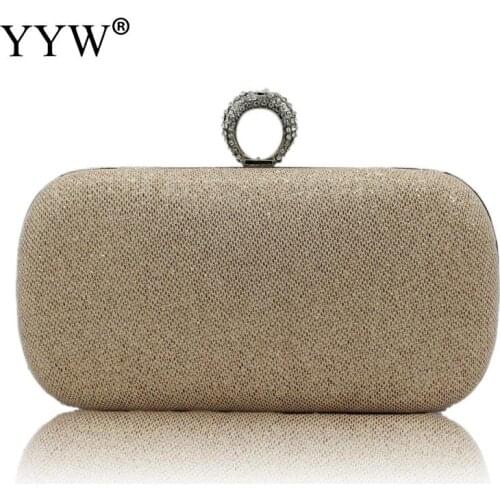 Elegant Bags Clutches For Women Khaki Diamond Lidies Ring Purse Evening Handbags And Clutches Crystal Phone Purse Wedding Party