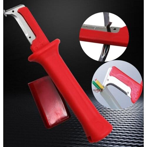 DIYWORK Cable Stripper Hand Tools Multifunction Wire Stripper Knife Insulation Stripping Pliers Knife нож