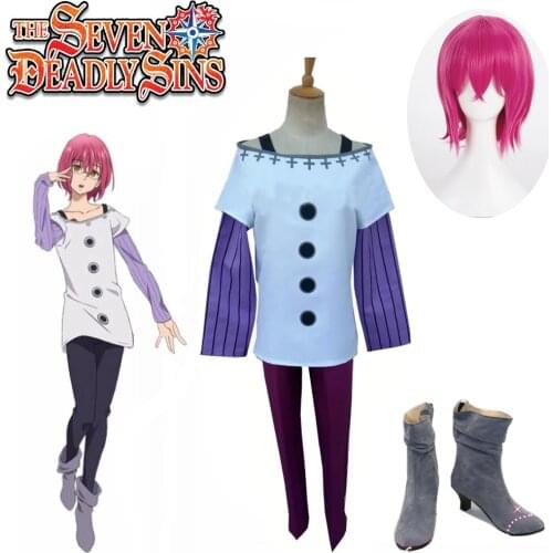 Hot The Seven Deadly Sins Gowther Goats Sin of Lust Cosplay Costume Japanese Anime Nanatsu No Taizai Uniform Suit Clothing