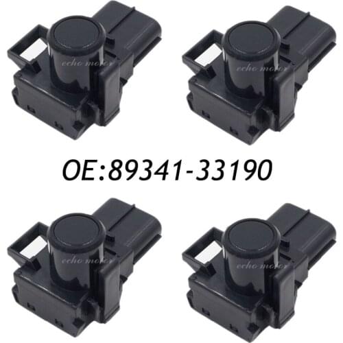 New SET (4) 89341-33190 PDC Parking Sensor Bumper Reverse Assist for Toyota