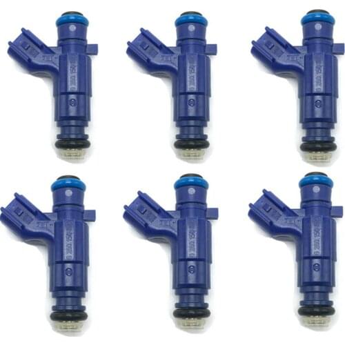 OEM B osch Fuel Injectors Set (6) 0280156300 for 2007-2012 C adillac Chevy 3.6 3.2