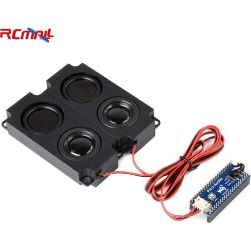 Waveshare Raspberry Pi Pico Audio Expansion Board with Speaker,Dual Channels Speaker Headers