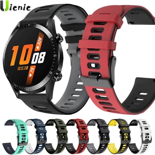Gt2 Correa Silicone Band for HUAWEI WATCH GT 2 2e 46mm 42mm Sport Edition Strap Watchband Bracelet ремешок 20mm 22mm Watch band