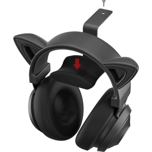 General Headphone Stand Gaming Headset Hook Headphone Holder Hanger Table Mount Stand Aluminum Headphone Stand for Razer/sony