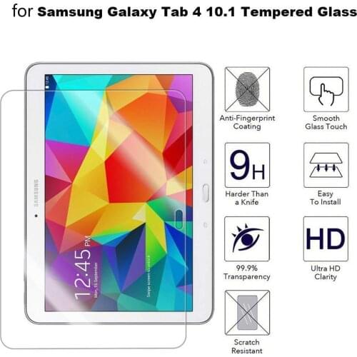Full Screen Protector For Galaxy Tab 4 10.1"inch T530 T531 T535 Tempered Glass For Samsung Galaxy Tab4 10.1 SM-T530 Tablet Glass