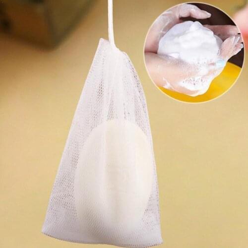 10pcs Soap Bag Foam Mesh Soaped Glove For Foaming Cleaning Bath Soap Net Bathroom Cleaning Gloves Mesh Bath Sponges