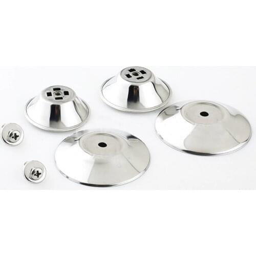 2Pcs/Set Stainless Steel Replacement Pot Lid Knobs Pans Cover Handle Durable Silver Wok Lids Grip Cookware Accessories