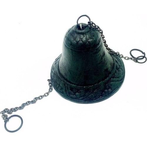 4 Vintage Wind Chime Metal Hanging Windchimes Bell Home Garden Wall Porch Cabin Lodge Patio Decoration Dark Green Antique Crafts