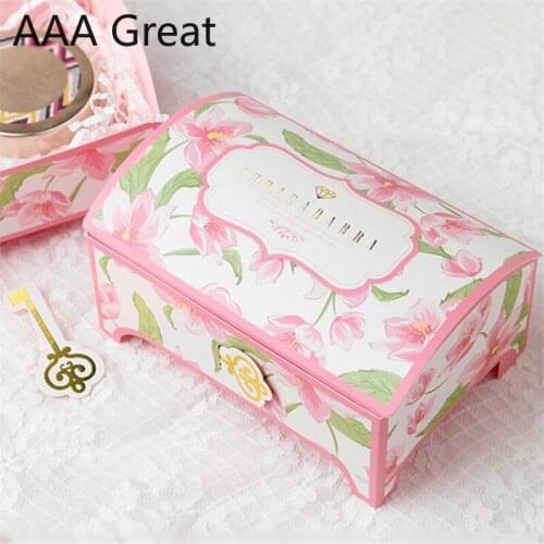 50Pcs/Lot Wedding Decoration Candy Box Sweet Party Favor Gift Boxes Flower Birthday Packaging Christmas Chocolate Present Snack