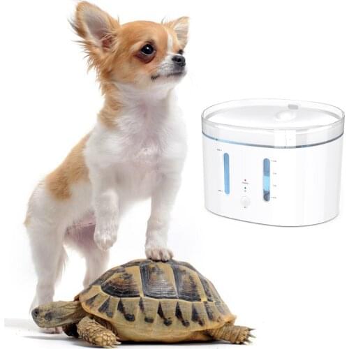 Smart Pet Dog Cat Water Feeder Automatic Water Fountain Machine for Pets TUYA App Controlled 2.5L Capacity Tank