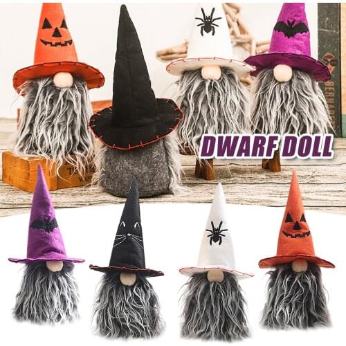 Decoration Faceless Gnome Doll Home Decor Doll Ornaments Horror Party For Home Pumpkin Broom Doll Gifts Halloween Decoration