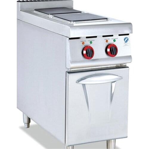 Eh-877 Vertical Electric 2-Heads Cooking Stove With Cabinet High Power Square Electric Cooking Furnace Hot Sale