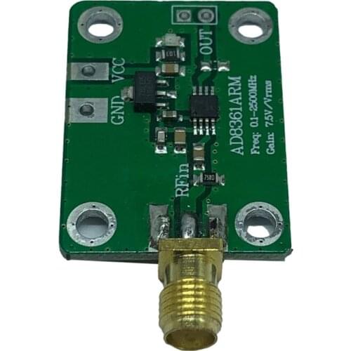 Fashionlogarithmic Power Detector AD8361 RF Microwave True Power Detector AM Detector Amplitude Detector 0.1-2.5Ghz