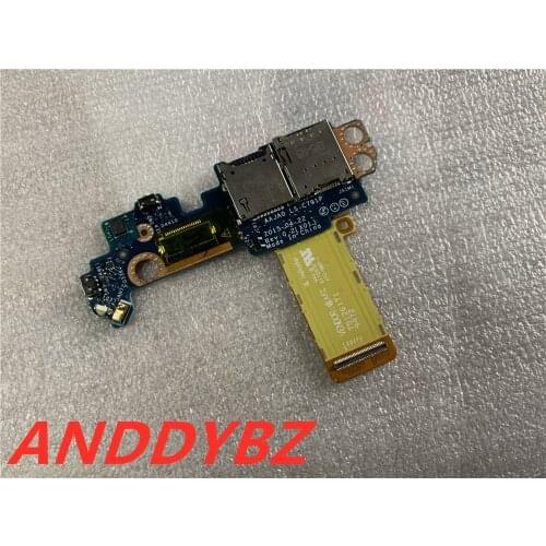Power button SD slot BOARD for Dell 5175 AAJA0 ls-c791p REV X01 WITH CABLE TESED OK
